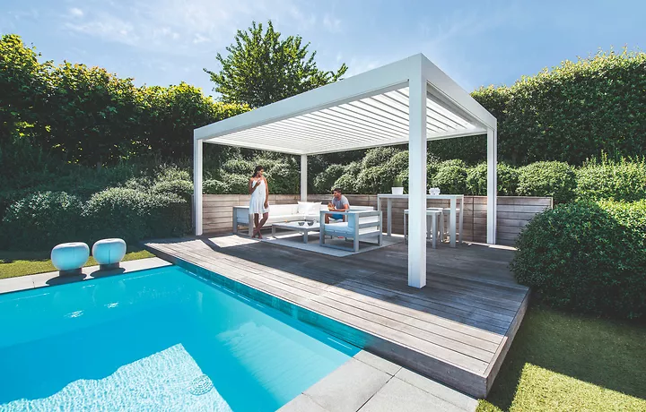 Lamellendak met screens in Deinze