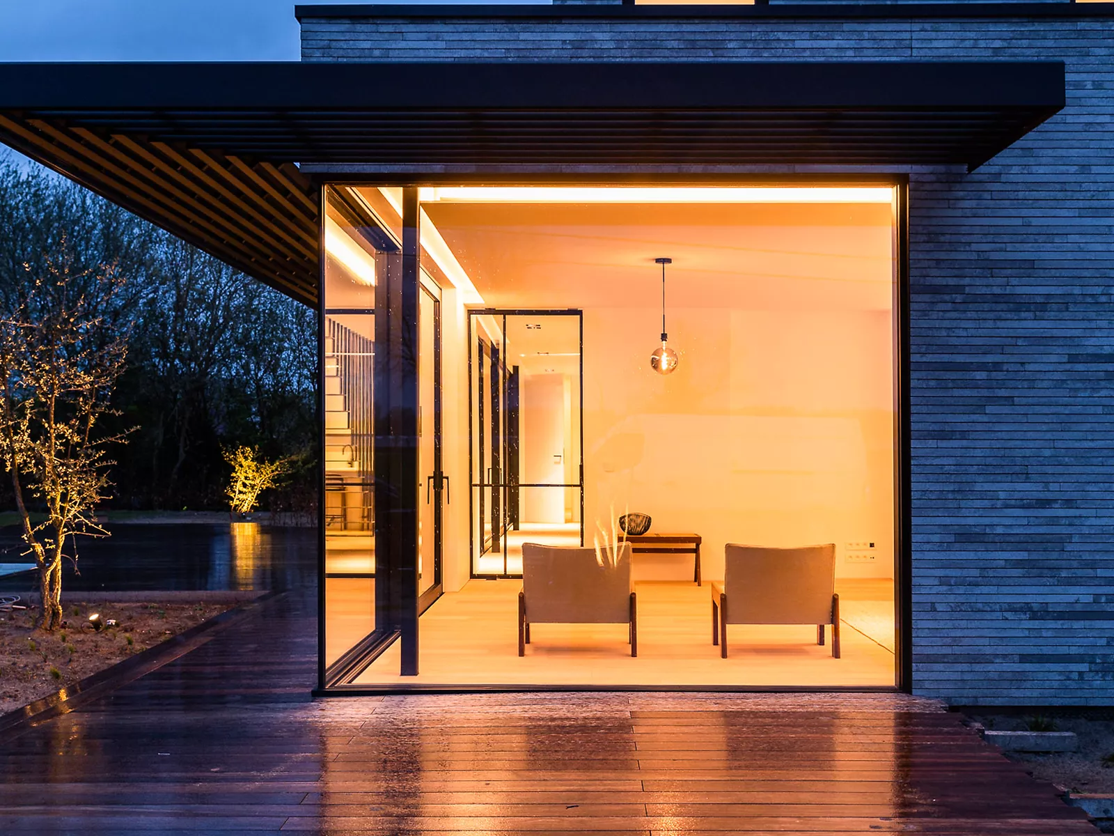 Structurele zonwering te Deurle