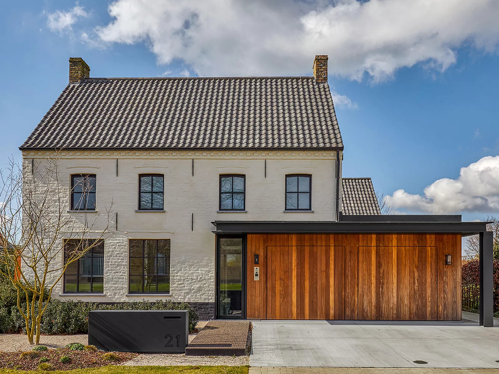 Houten garagepoorten