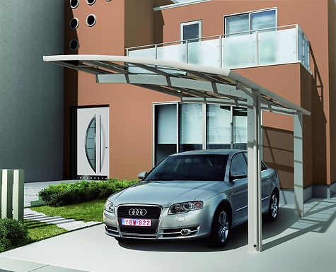 Hörmann CarPort : aluminium structuur en budgetvriendelijk Hörmann CarPort : aluminium structuur en budgetvriendelijk
