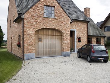 Houten kantelpoorten