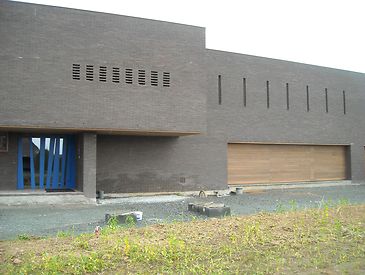 Houten poorten, strak, modern, hedendaags