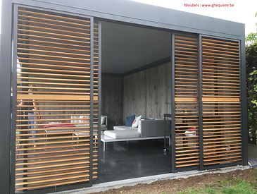 Loggia schuifpanelen