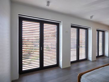 Loggia schuifpanelen