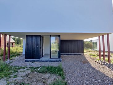 Houten poorten, strak, modern, hedendaags