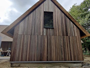 Houten kantelpoorten