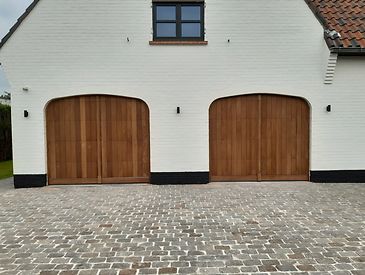 Foto's houten poorten