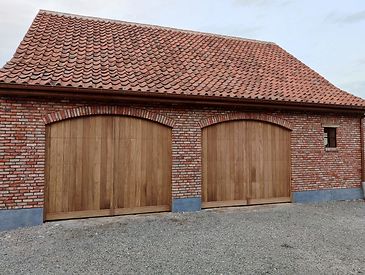 Foto's houten poorten