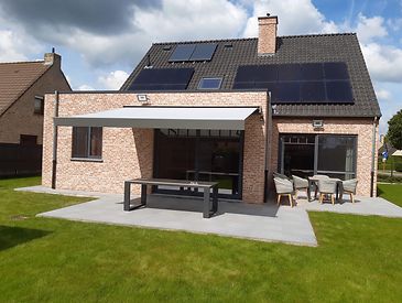 Knikarmschermen aan klassieke woningen