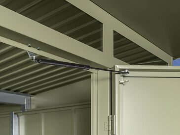 Beglazing - mech. vastzeteenheid - roestvrijstalen krukgarnituur 