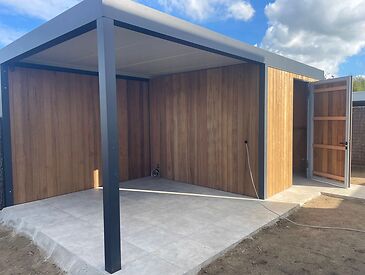 Alugance met berging