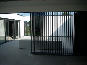 Loggia schuifpanelen