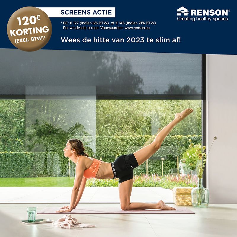 Renson screens actie