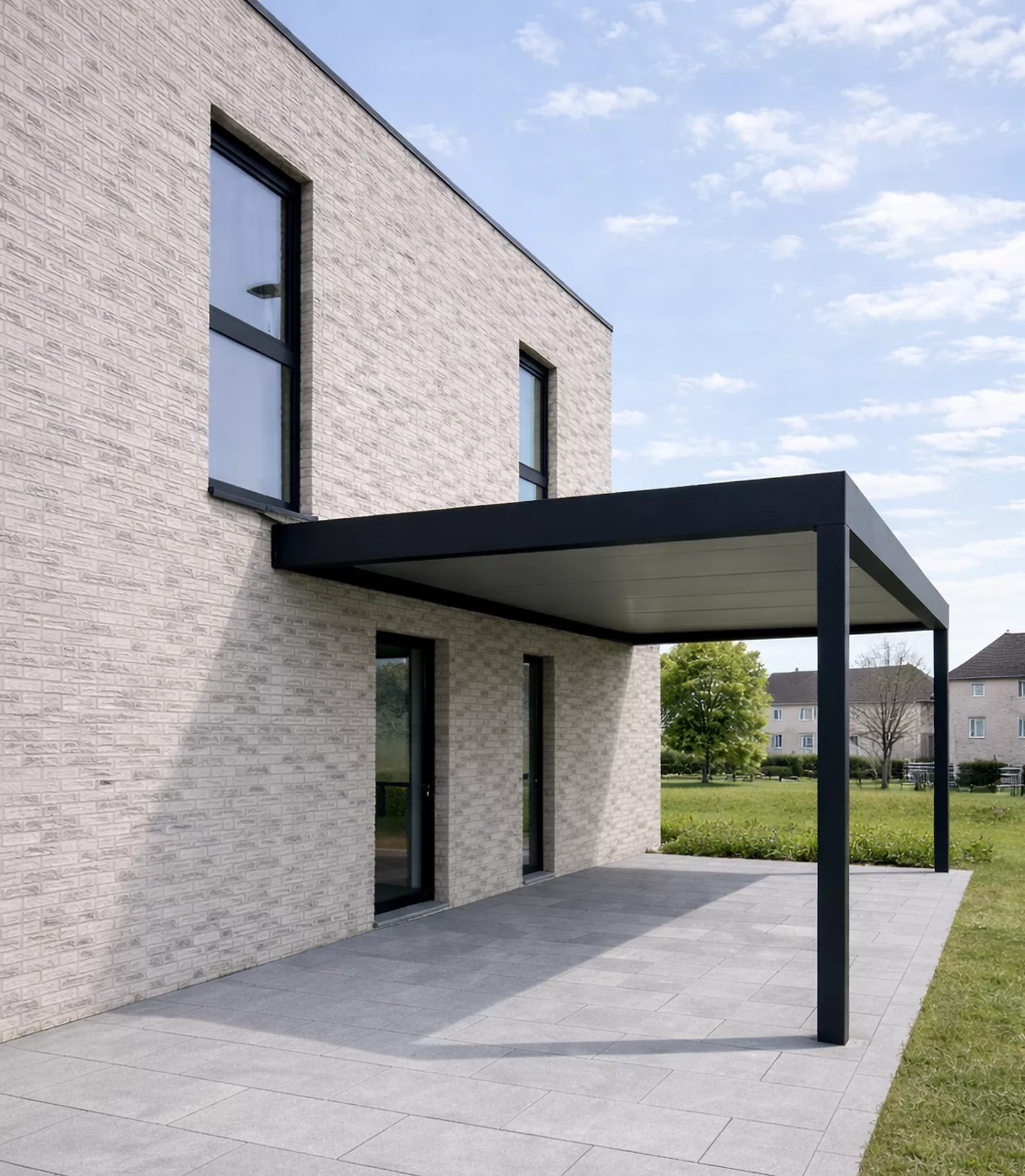  een strakke aluminium carport?