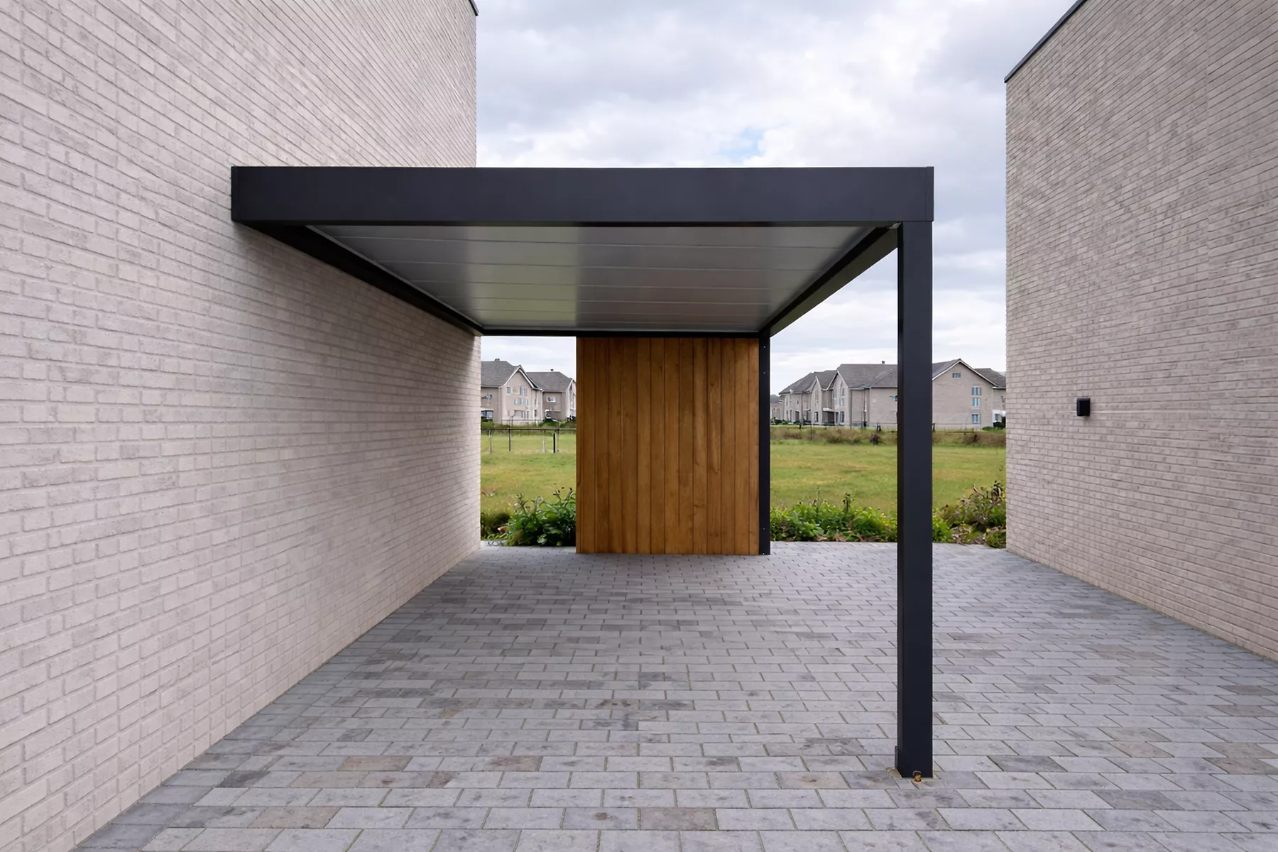  een strakke aluminium carport?