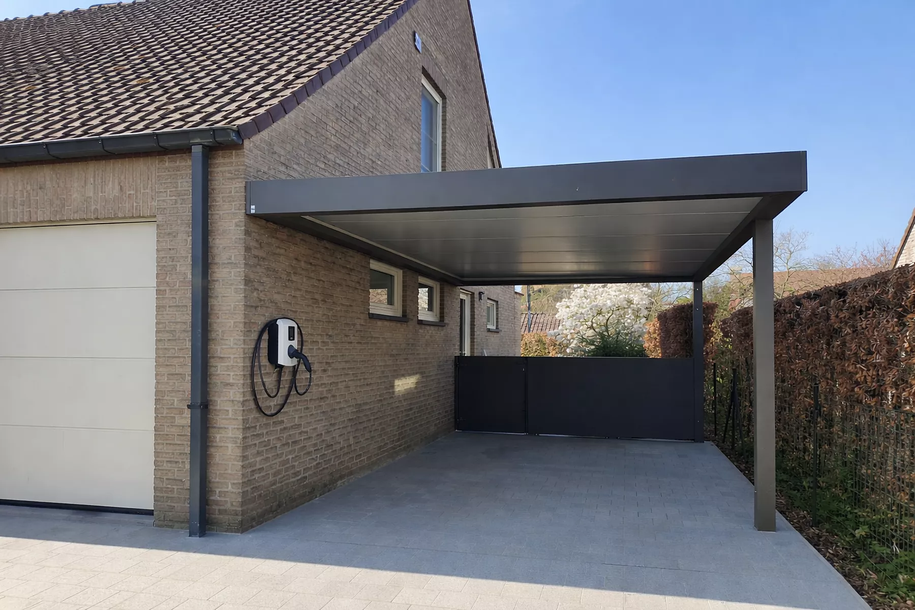  een strakke aluminium carport?