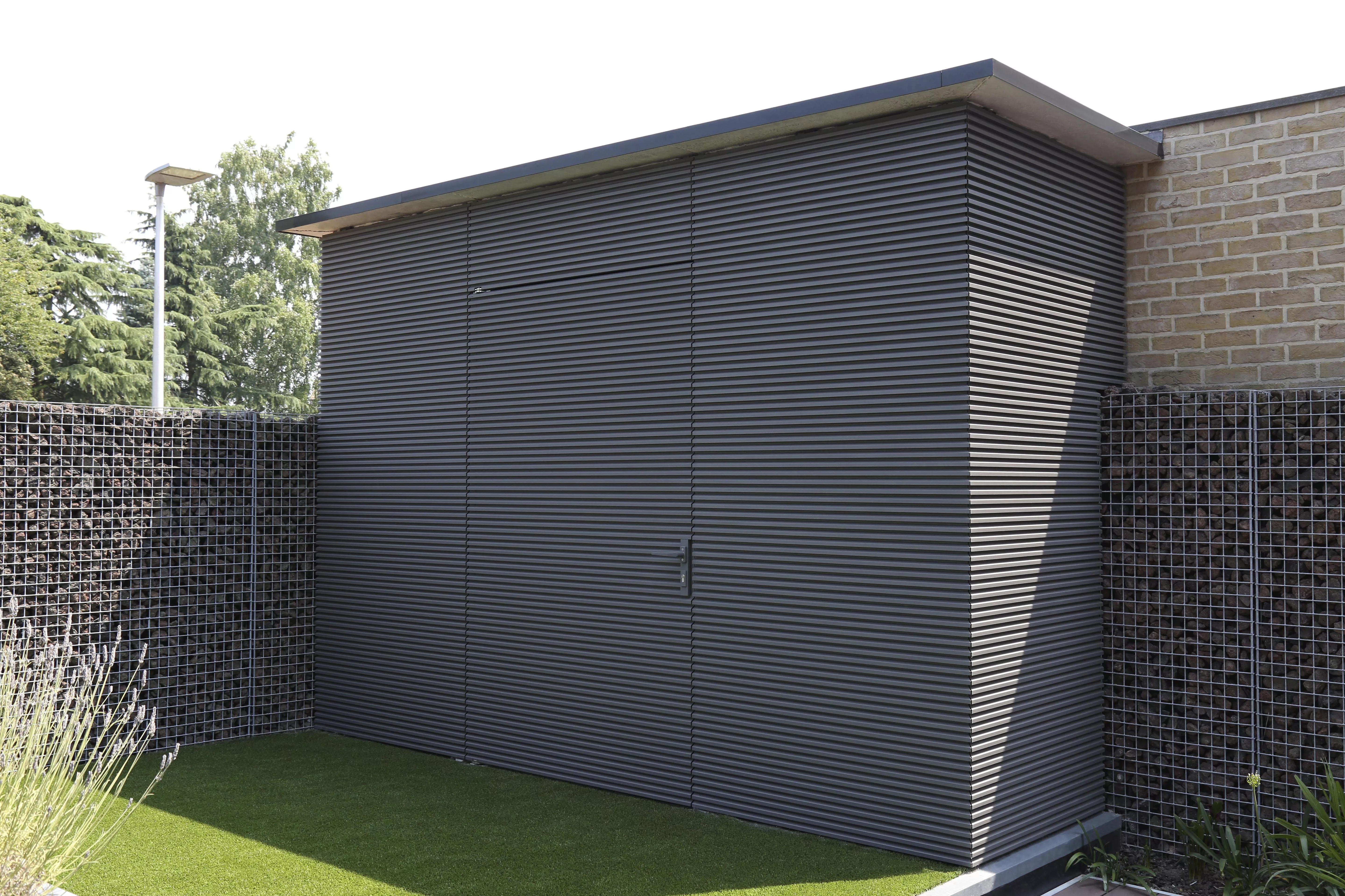 Over de volledige gevel 