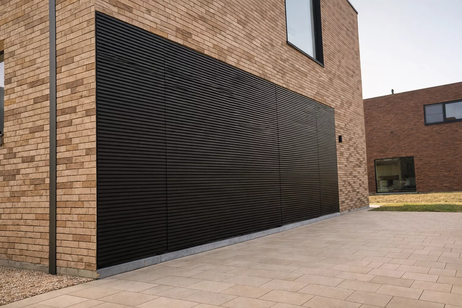 Over de volledige gevel 